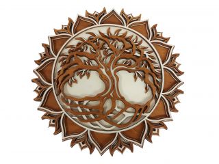 Mandala se stromem života 290 mm - 3M23